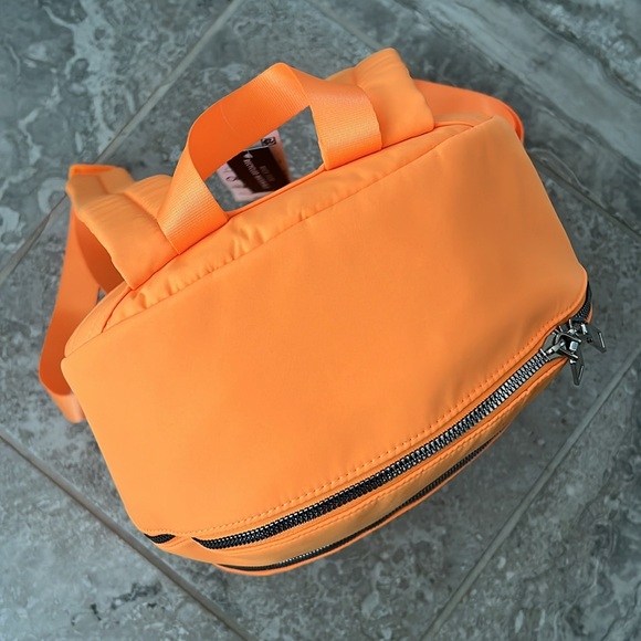 INC Ava Large Backpack in Neon Orange, New w/Tag main image 7